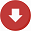 arrow down circle red 512
