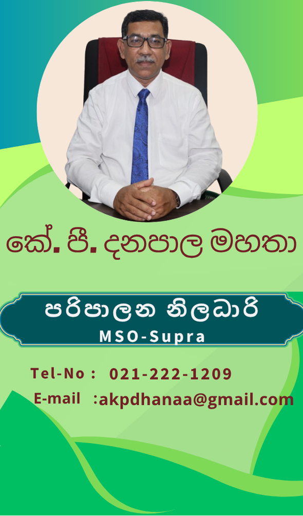 දිස්ත්‍රික් ලේකම් කාර්යාල කාර්ය මණ්ඩලය 15