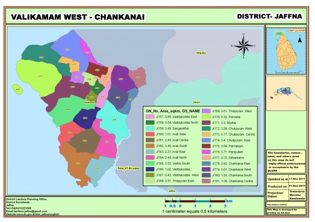 Divisional secretariats  administrative boundries