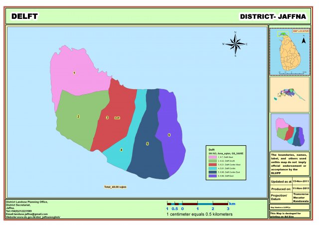 Divisional secretariats  administrative boundries