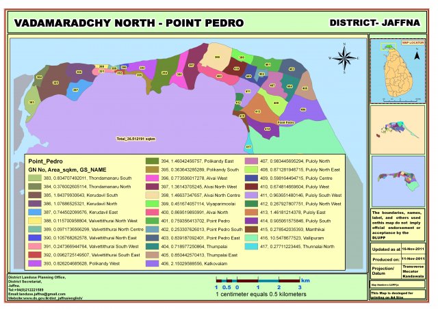 Divisional secretariats  administrative boundries